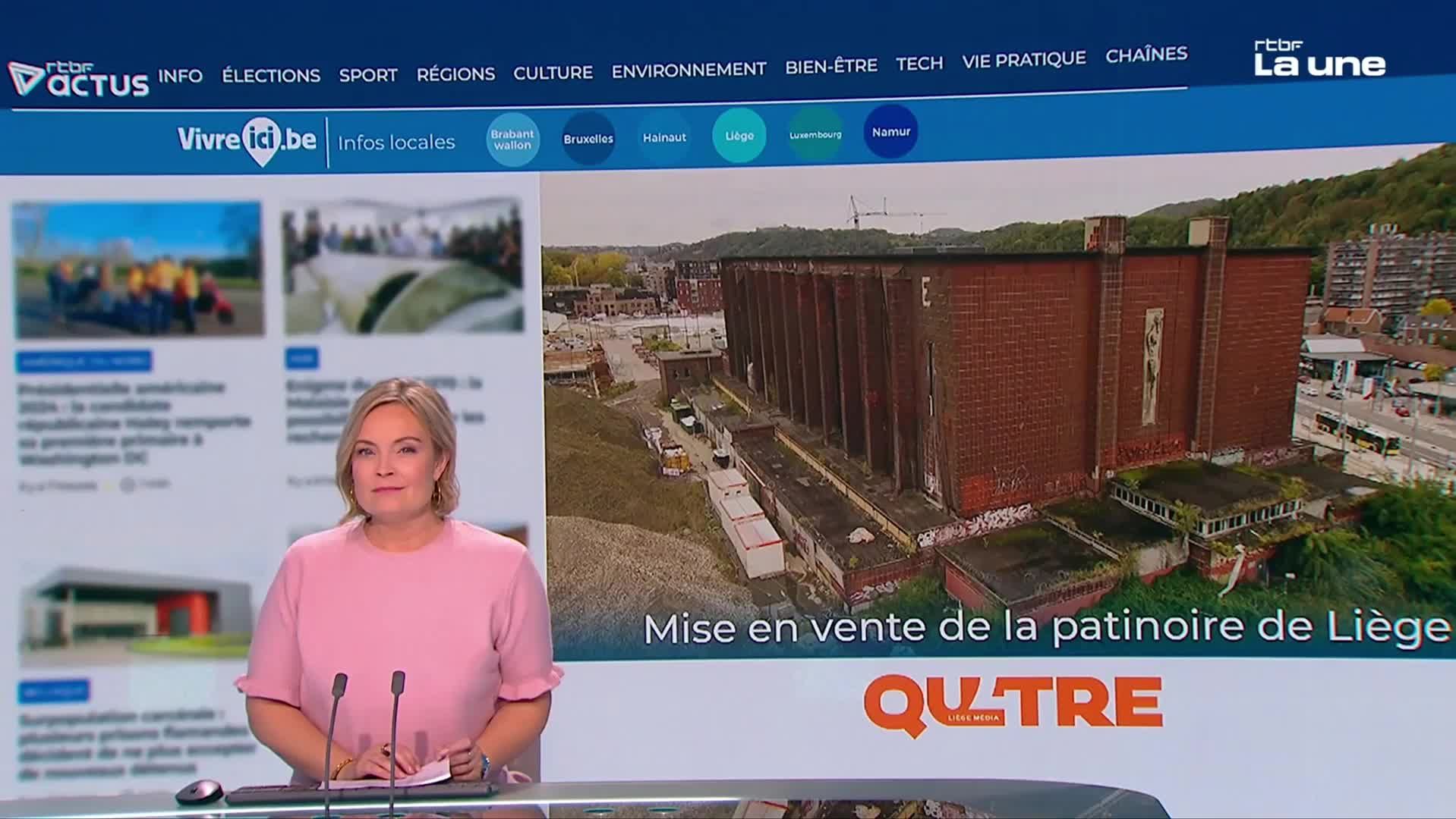 Le 13h – La une RTBF